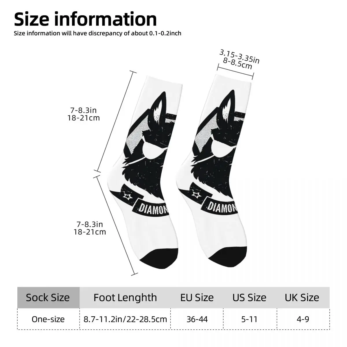 Happy Funny DD Company Men's Socks Retro Harajuku M-Metal Gear Hip Hop Novelty Seamless Crew Crazy Sock Gift Printed