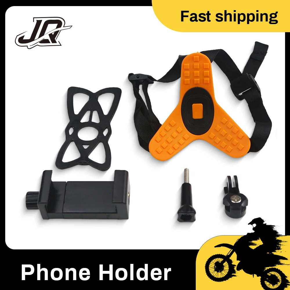 

Motorcycle Helmet Chin Mount Holder For Gopro Dji Osmo Action Insta360 Akaso Action Camera And Phone Clip