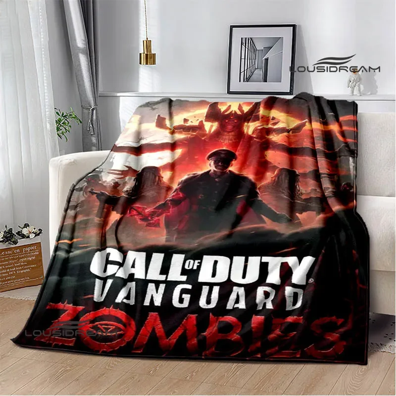 Game code, call of duty blanket Warm blanket Flange Soft and comfortable blanket Home travel blanket bed linings Birthday Gift