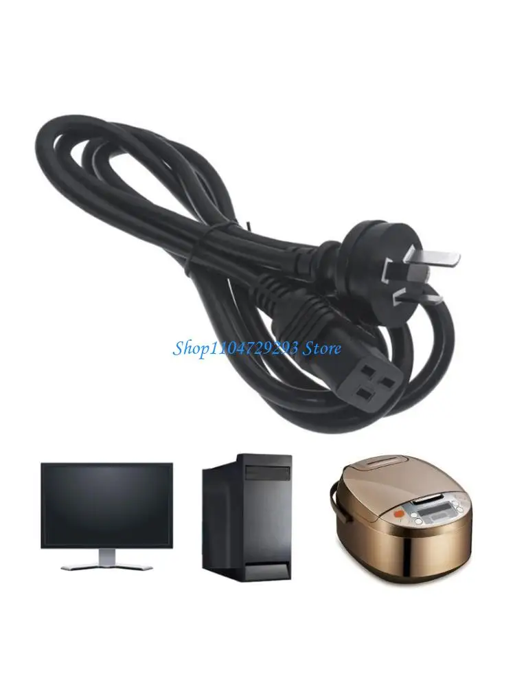 

Y2GD Australia 3Prong to C19 Power Adapters Cable for Standard Computer Power Adapters Australia to C19