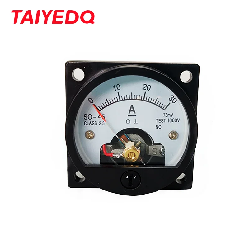 

Панельный амперметр постоянного тока SO-45, 10 А, 30 А, 50 А, 100 А, 200 А, 300 А