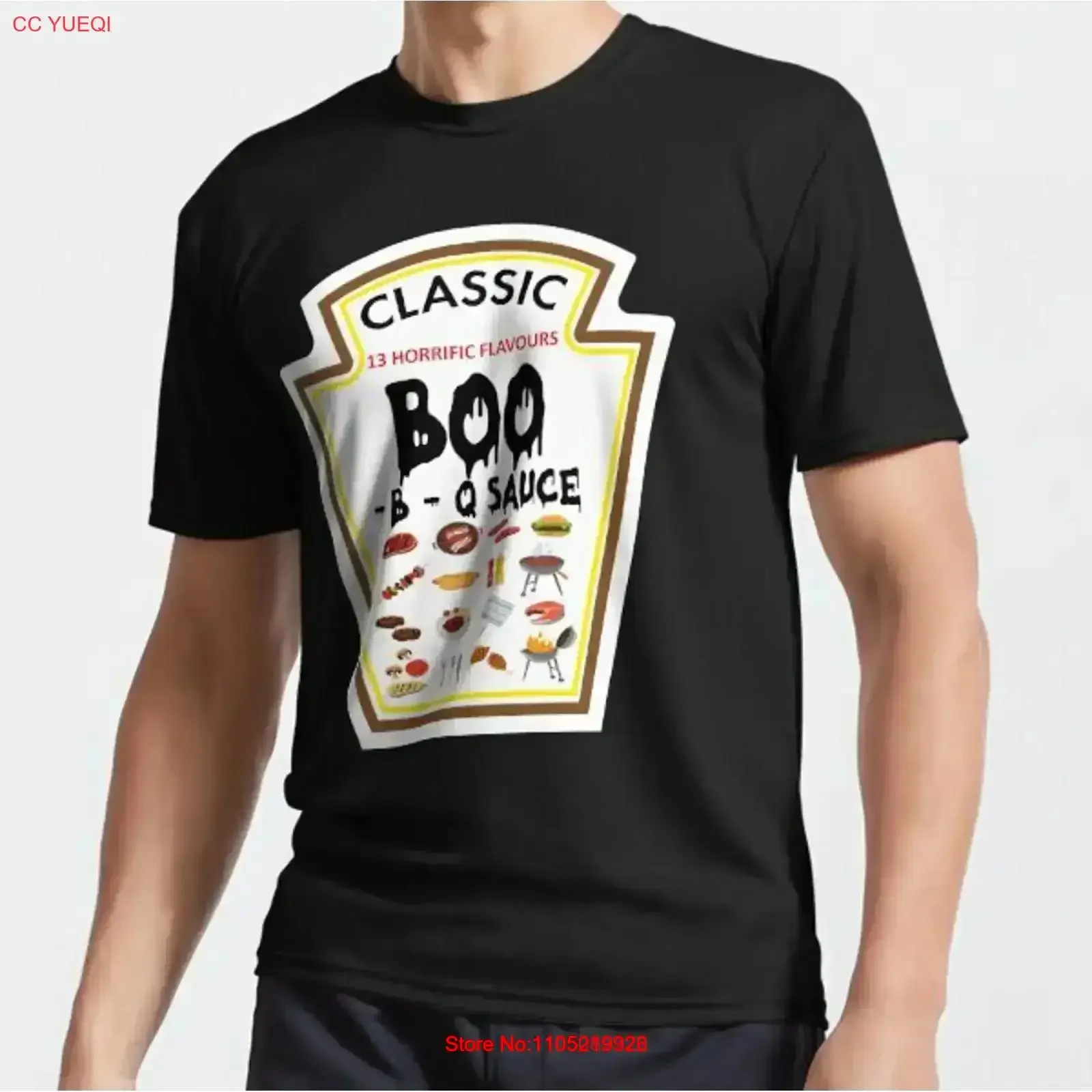 

MOST POPULAR Bbq Sauce Hot Spicy Grill Ketchup Halloween Costume Active T Shirt vintage Washed Stylish homme Breathable fashion