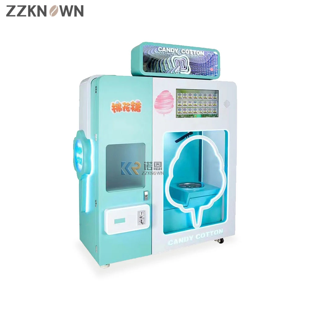 New cotton candy many designs Marshmallow Maker Commercial automatic cotton candy vending machine