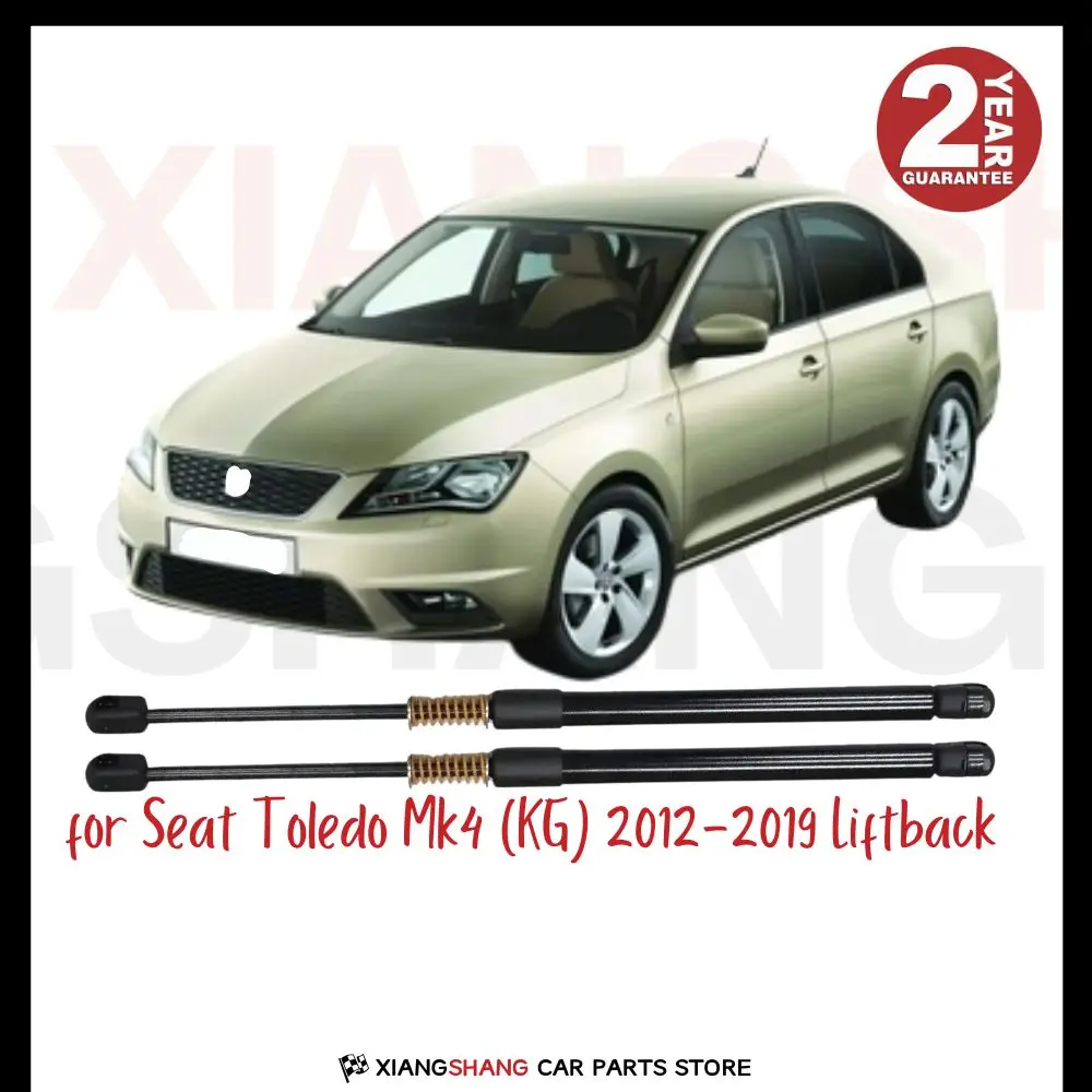 

2 шт. задний демпфер задней двери для Seat Toledo Mk4 (KG) 2012-2019, задняя часть с пружиной, газовые стойки багажника, зарядные газовые стойки