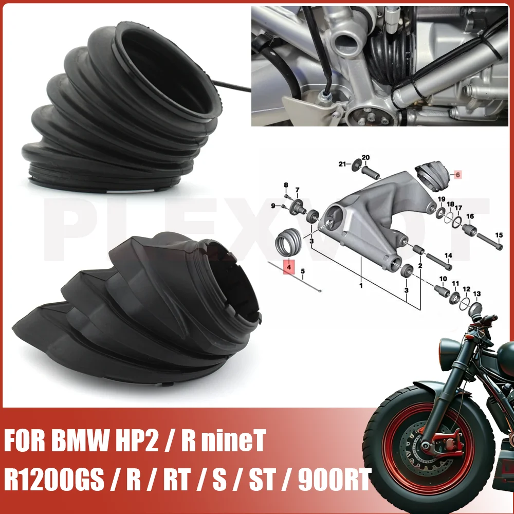 

Motorcycle Transmission Shaft Rubber Sleeve Dust Cover For BMW HP2 Megamoto R nineT Scrambler R1200GS ADV R RT S ST R900RT SF
