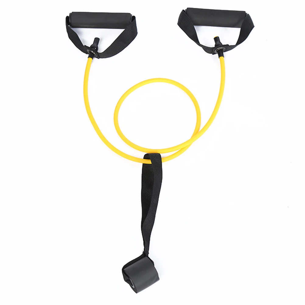 

Outdoor Tension Rope Handle Resistance Bands Ankle for Working Exercise with Handles Elastic Fitness