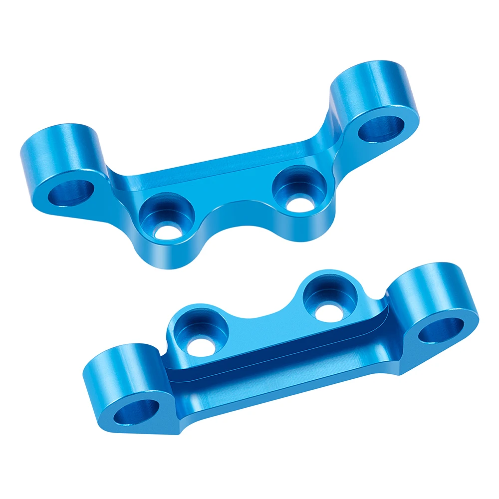 AXSPEED 2Pcs Aluminum Alloy Front Swing Arm Holder Mount for Tamiya TT02 1/10 RC Car Upgrade Parts