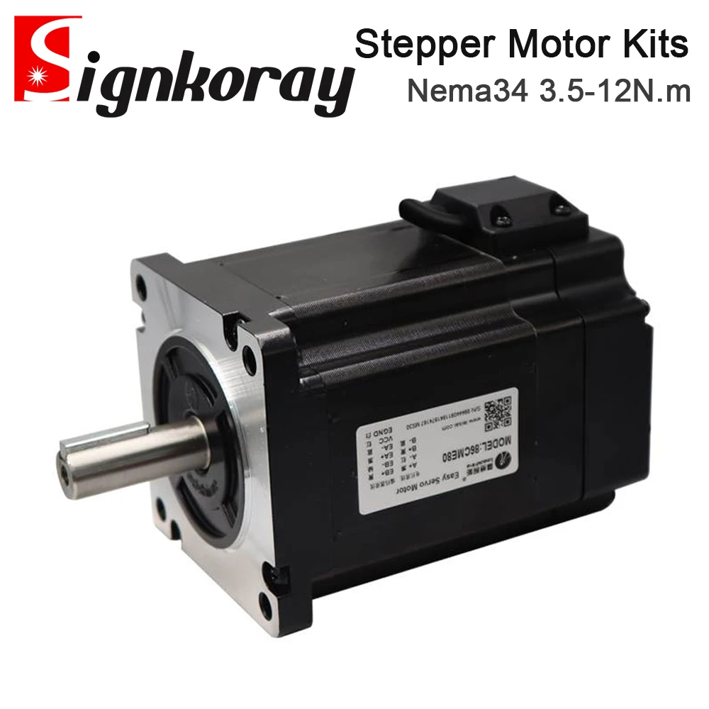 SignkoRay Leadshine Nema34 Stepper Motor 86CME35 3.5N.m 86CME45 4.5N.m 86CME80 8N.m 86CME85 8.5N.m Stepper Driver CL86C