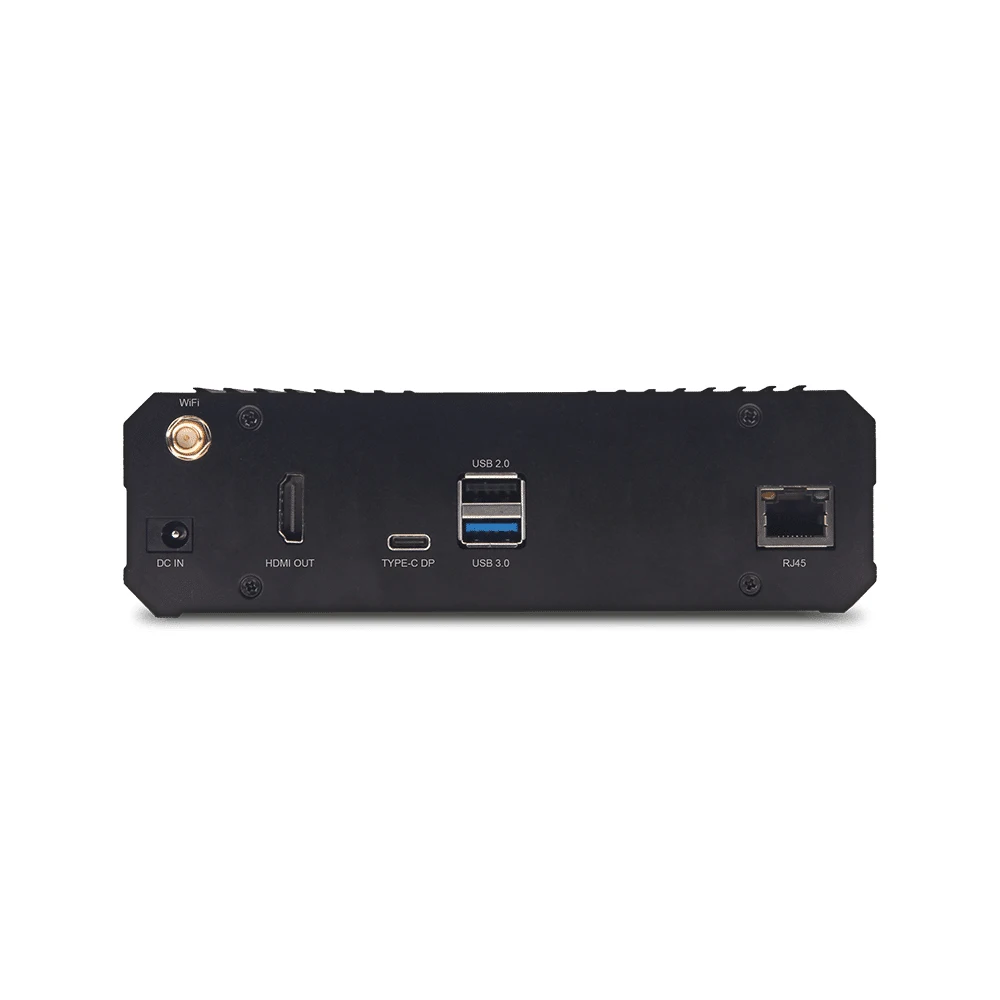 Geniatech APC3576 RK3576 Edge AI Mini PC Edge Computing Box for NVR Industrial Control and Multimedia Applications