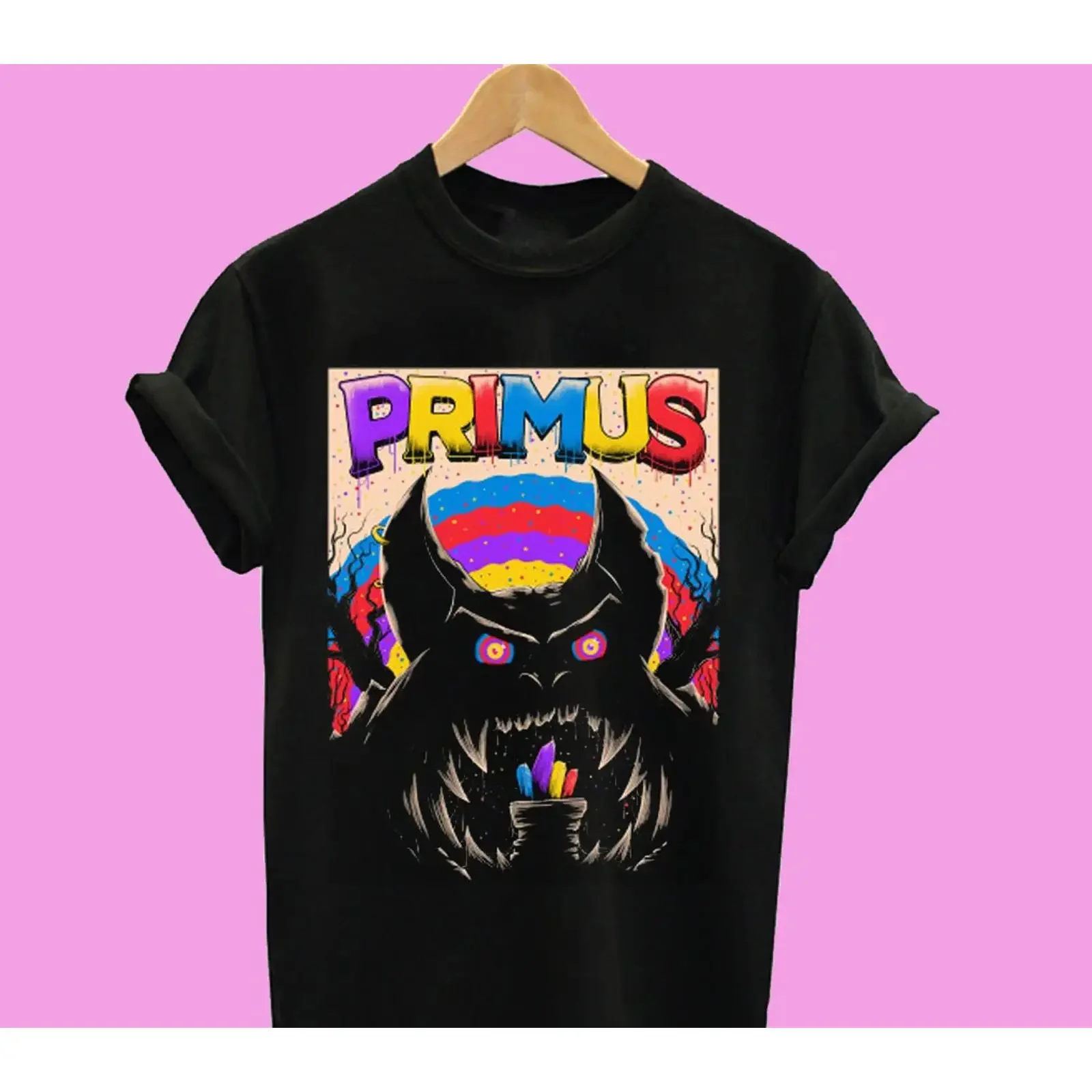 Primus Band Heavy Cotton Black S 234XL Classic T Shirt vintage Washed homme Soft Stylish designer clothes graphic fashion
