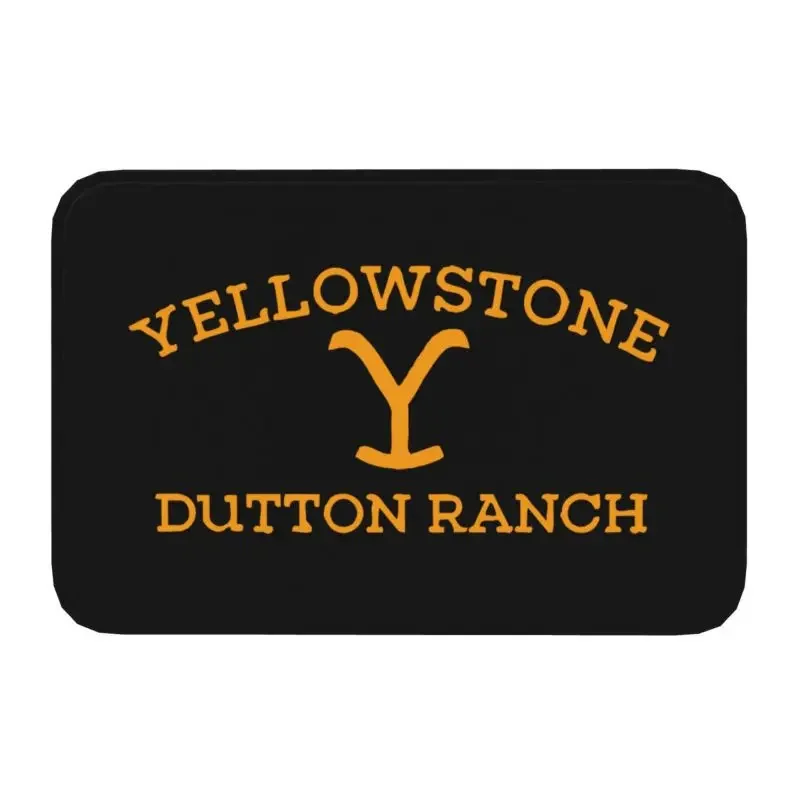 Yellowstone Front Door Mat Anti-Slip Indoor Quick Dry Dutton Ranch Doormat Kitchen Balcony Entrance Rug Carpet