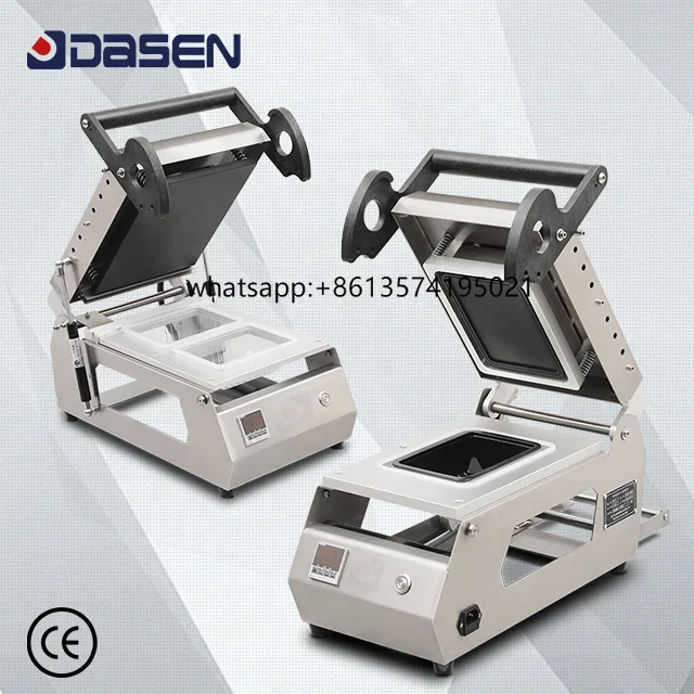 

DASEN Electric Fast Food Tray Sealing Machine Sandwich Packaging Heat Sealer for Fruit & Vegetables CE Certified