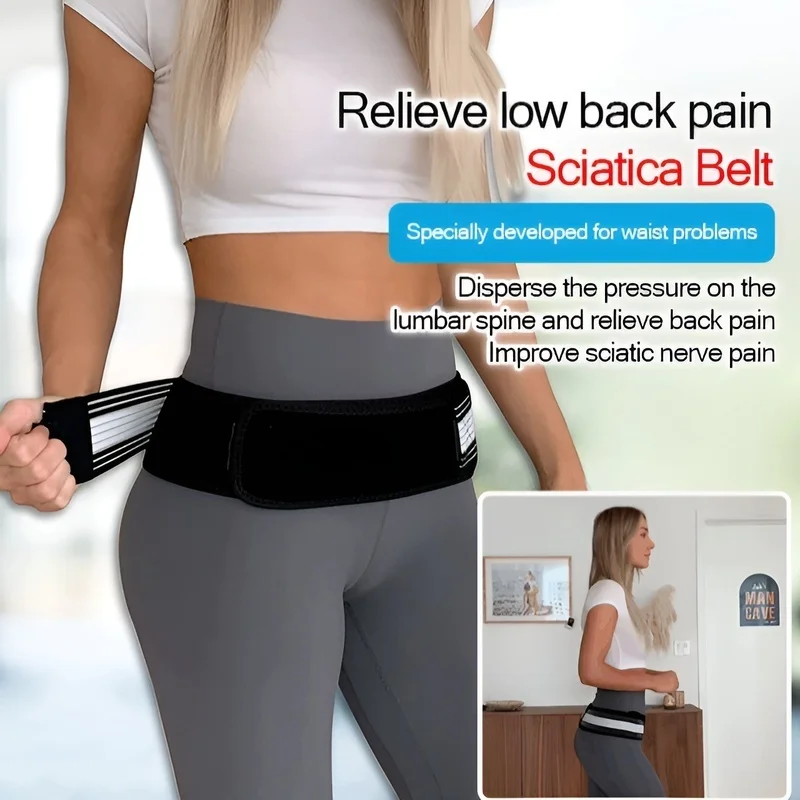 

Sciatica Belt Waist Pain Back Lift Belt Exercise Safety Corrector Pelvic Correction