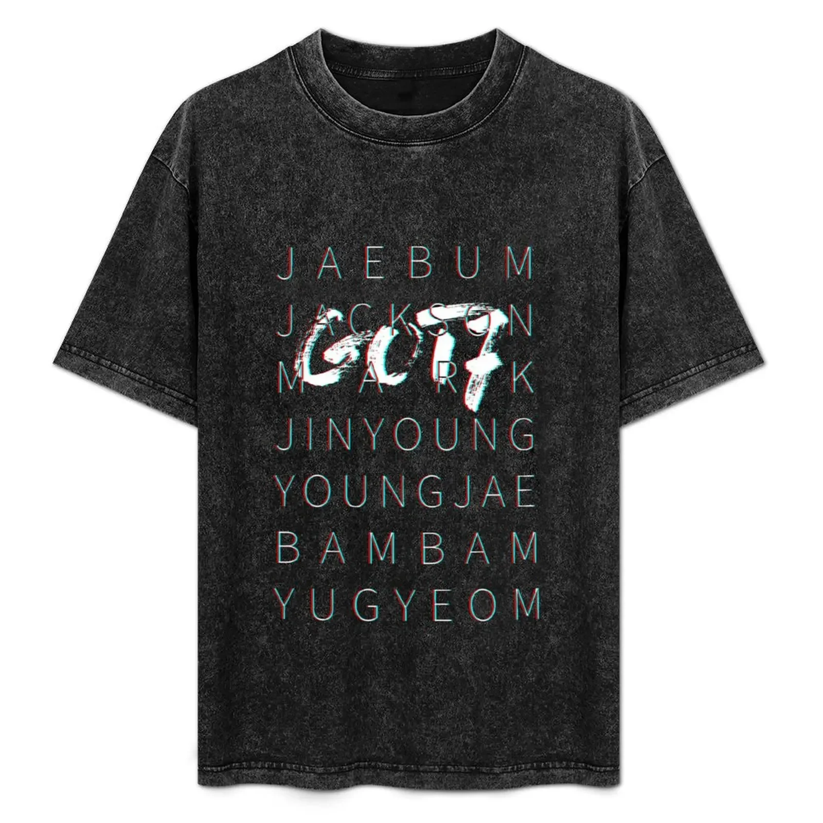 

GOT7 3D Tee Black Ver T-Shirt custom shirt gifts for boyfriend clothes croswit shirt man mens fashion