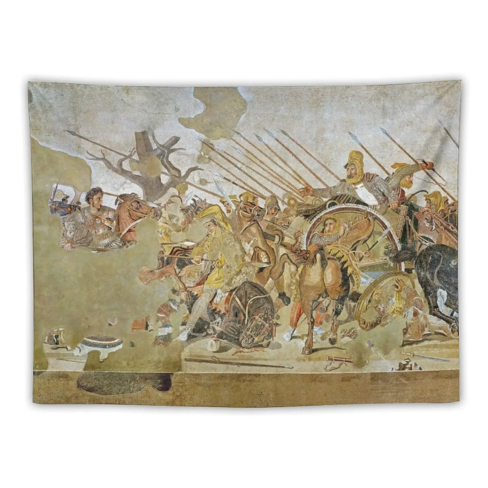 Alexander mosaic (HD) Tapestry Bedroom Decor Aesthetic Decorative Wall Murals Home And Comfort Decor Korean Room Decor Tapestry