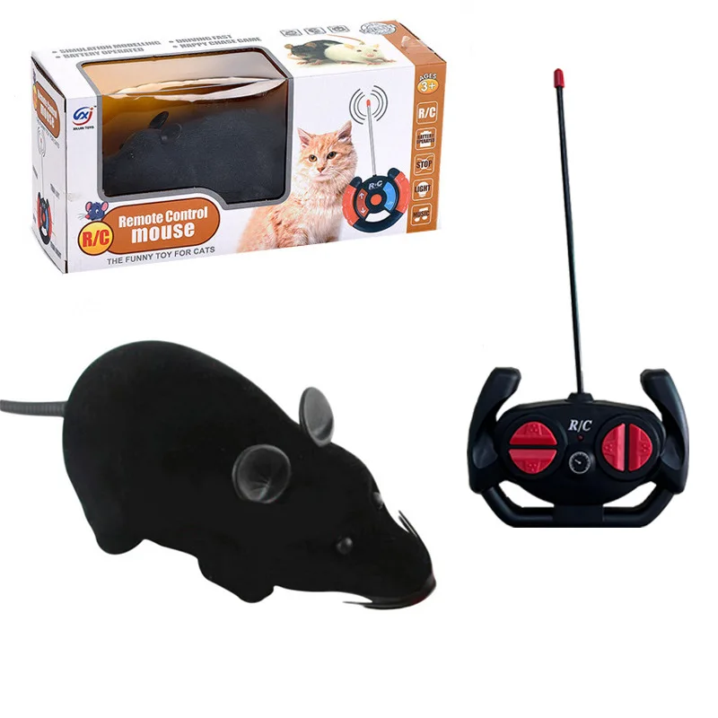 Multicolor Robot Rat Toy for Cats Remote Controlled Electric Mouse Pet Chase Game Rat Electric Interactive Pet Supplies