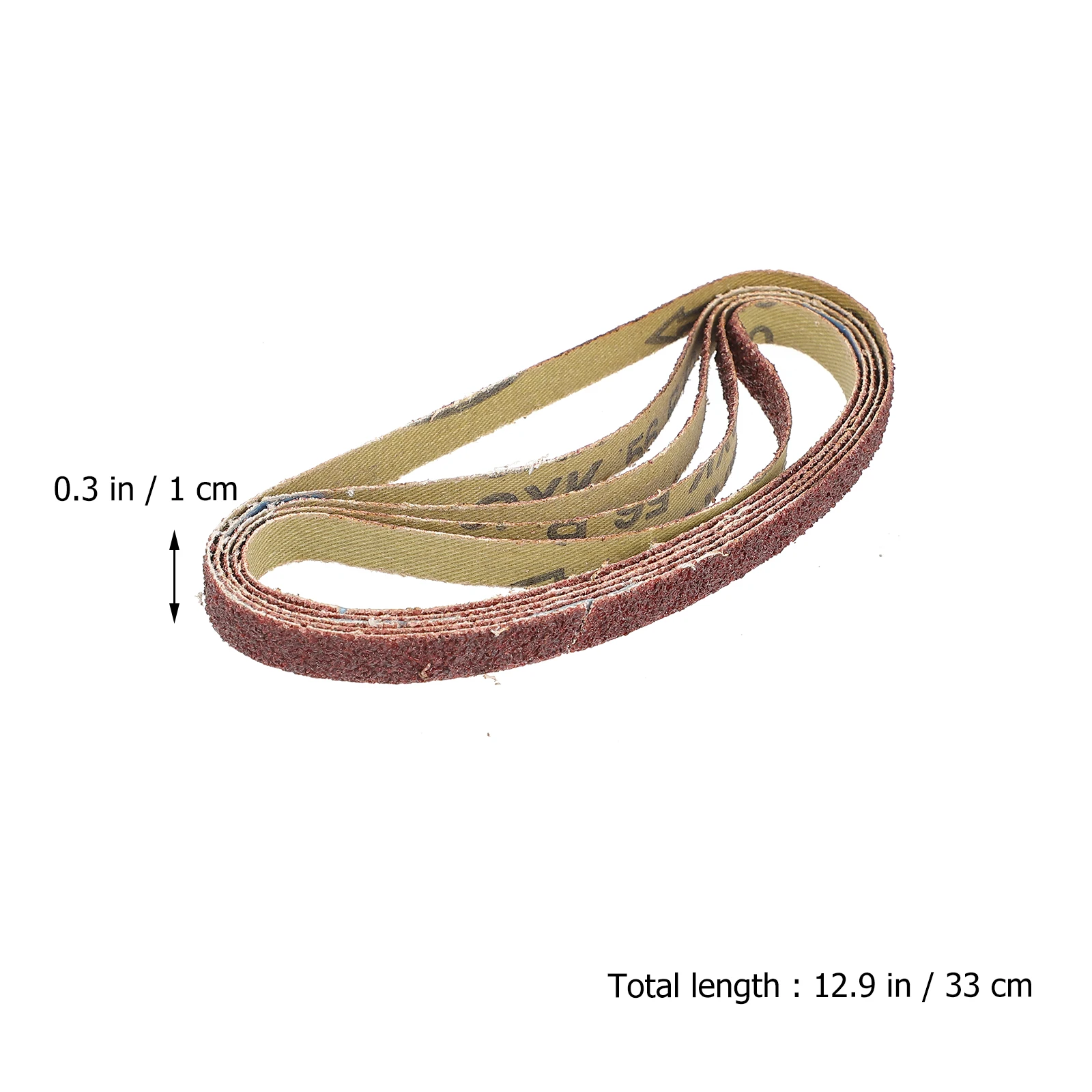 

40 Pcs Sanding Belts Abrasive Metal Belts Light Weight Alumina Sandpaper Polishing Furniture Crafts Edges Safe Beautiful