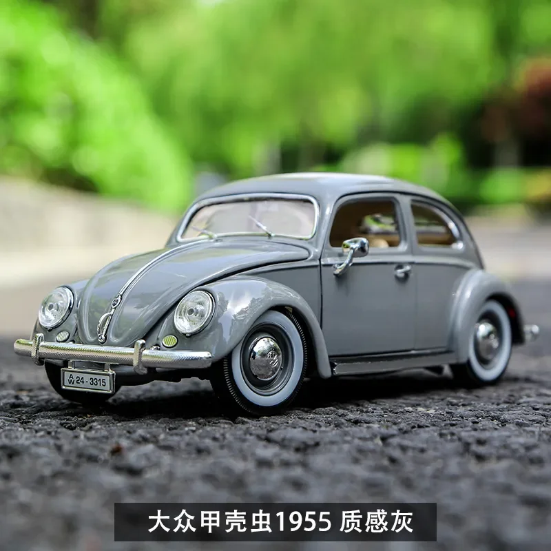 Bburago 1:18 1955 Volkswagen Kafer Beetle Alloy Model Car Static Metal Model Vehicles B485