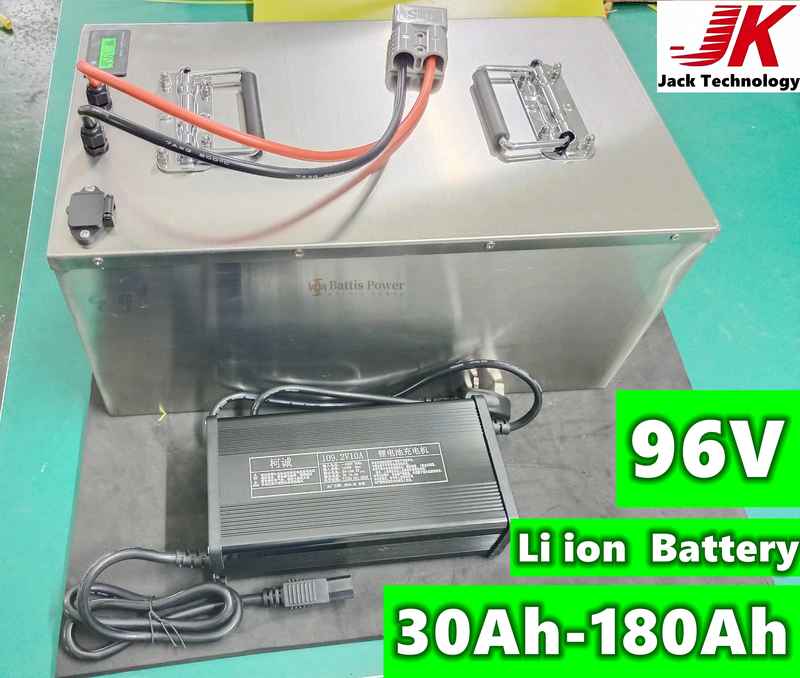 

JK 96V глубокий цикл 50Ah 80Ah 100Ah 150Ah 200Ah 280Ah Литий-ионный аккумулятор для 4KW 9KW EV Мотоцикл Трехколесный велосипед Скутер Туристический автобус