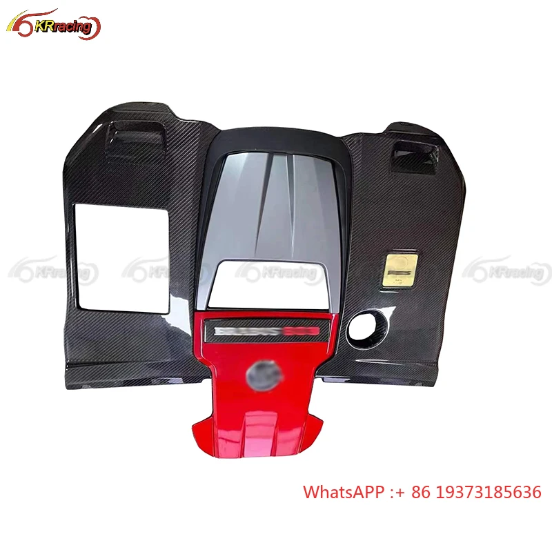 Brabu B800 Style Dry Carbon Fiber Engine Bay Cover for Benz G-Class G Wagon  W464 G500 AMG G63  2018-2020