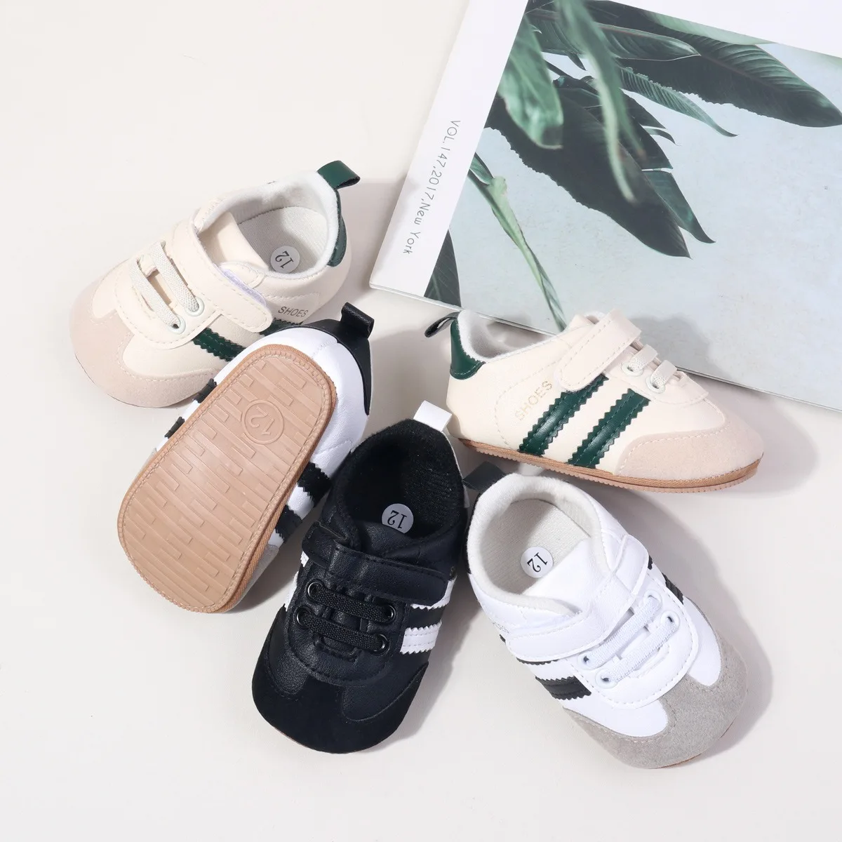 Hot Selling Spring Autumn Baby Unisex First Walking Shoes, High Quality PU Leather Indoor Outdoor Toddler Shoes for 0-18 Months