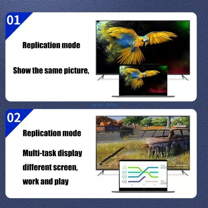 

583D Type C Dock Station, 4K Video Conversion, без задержки 3D Gaming