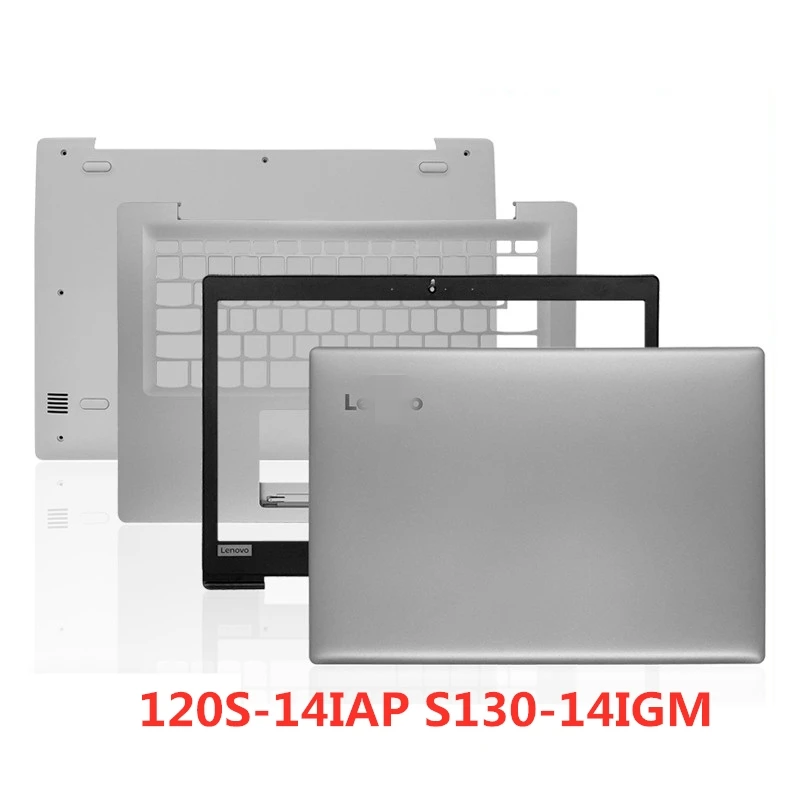 Lenovo 120s-14iap,S130-14IGM,新モデル用のフロントベゼル付きノートブックバックカバー