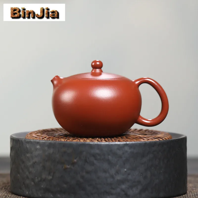 

140 мл два типа древних фиолетовых глиняных чайников Исин, горшок Xishi ручной работы, чайник из необработанной руды, грязевой чайник, китайский чайный сервиз Zisha, посуда в подарок