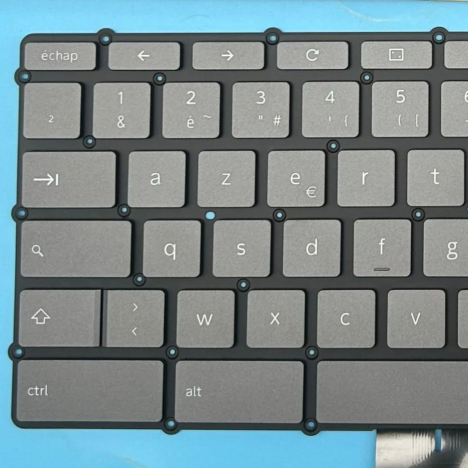 Original New Azerty French Keyboard For Lenovo Chromebook 3 CB-11IGL05 Laptop Backlit Power Key