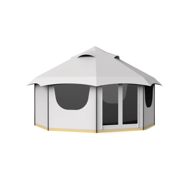 Pyramid tent, outdoor campground accommodation box restaurant tent Oxford cloth tent