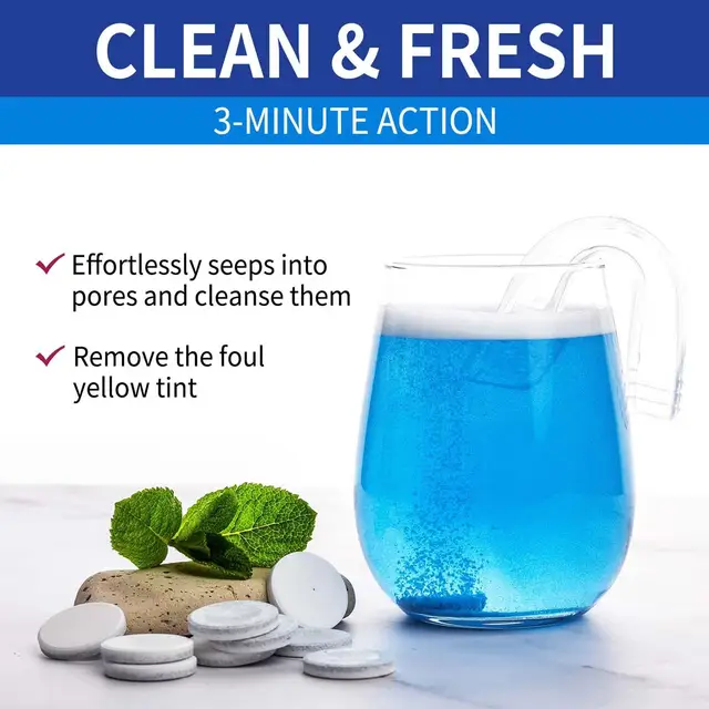 False Tooth Cleaning Tablets For Cleaner Retainers Dental Appliances Removes Bad Odors Discoloration Stains Fresh Breath 5 False Tooth Cleaning Tablets For Cleaner Retainers Dental Appliances Removes Bad Odors Discoloration Stains Fresh Breath 5