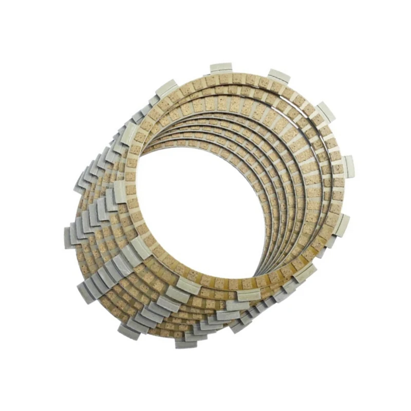8Pc Motorcycle Friction Clutch Plates For Yamaha FJ1100 84-85 FJ1200 86-92 FJ1200A 92-93 XJR1300 1998-2017 XJR1300C 2015-2019