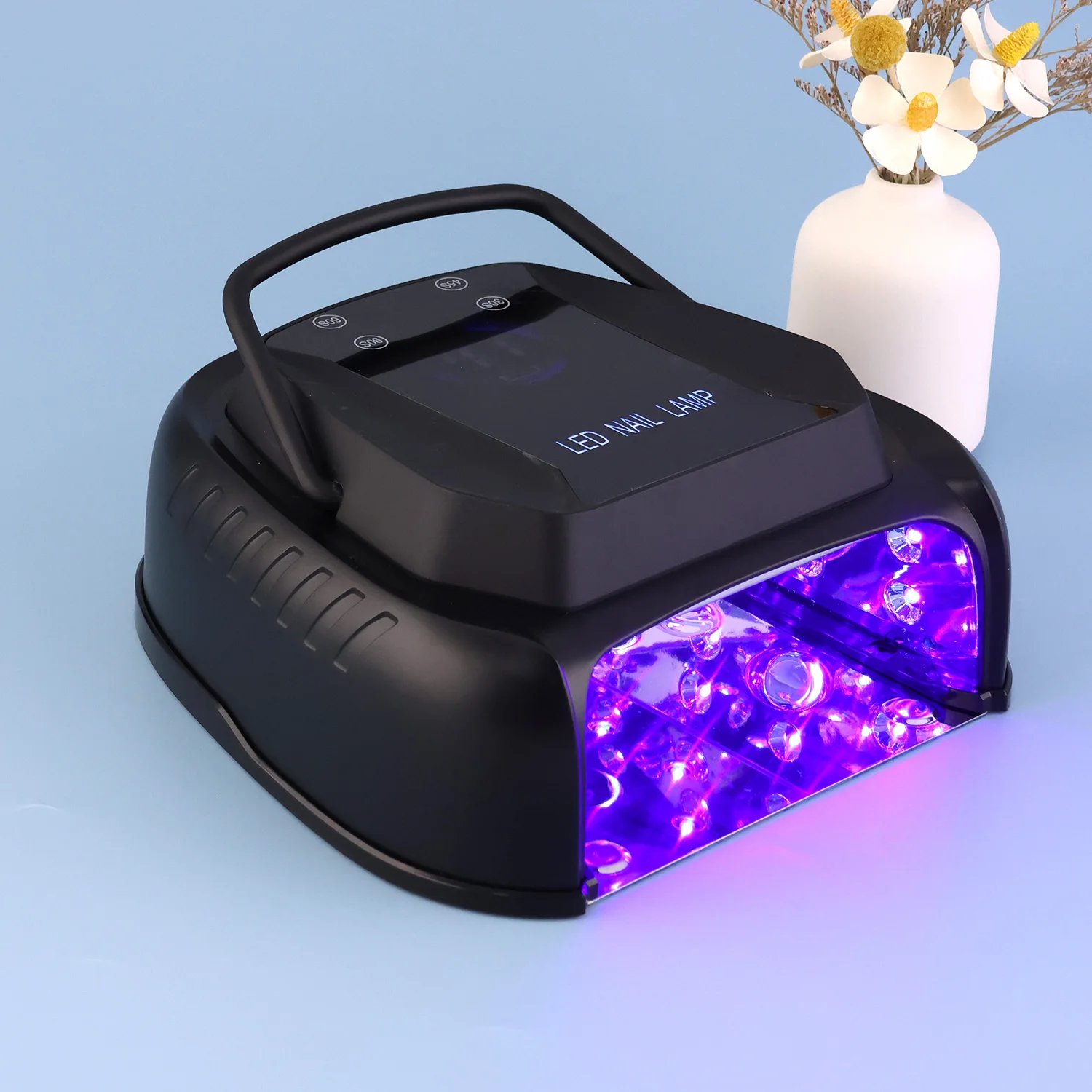 Cordless Nail Light Cordless 72W LED UV Nail Lamp For Curing Gel Polish Wireless with Recharge Battery High Power Dryer 72W