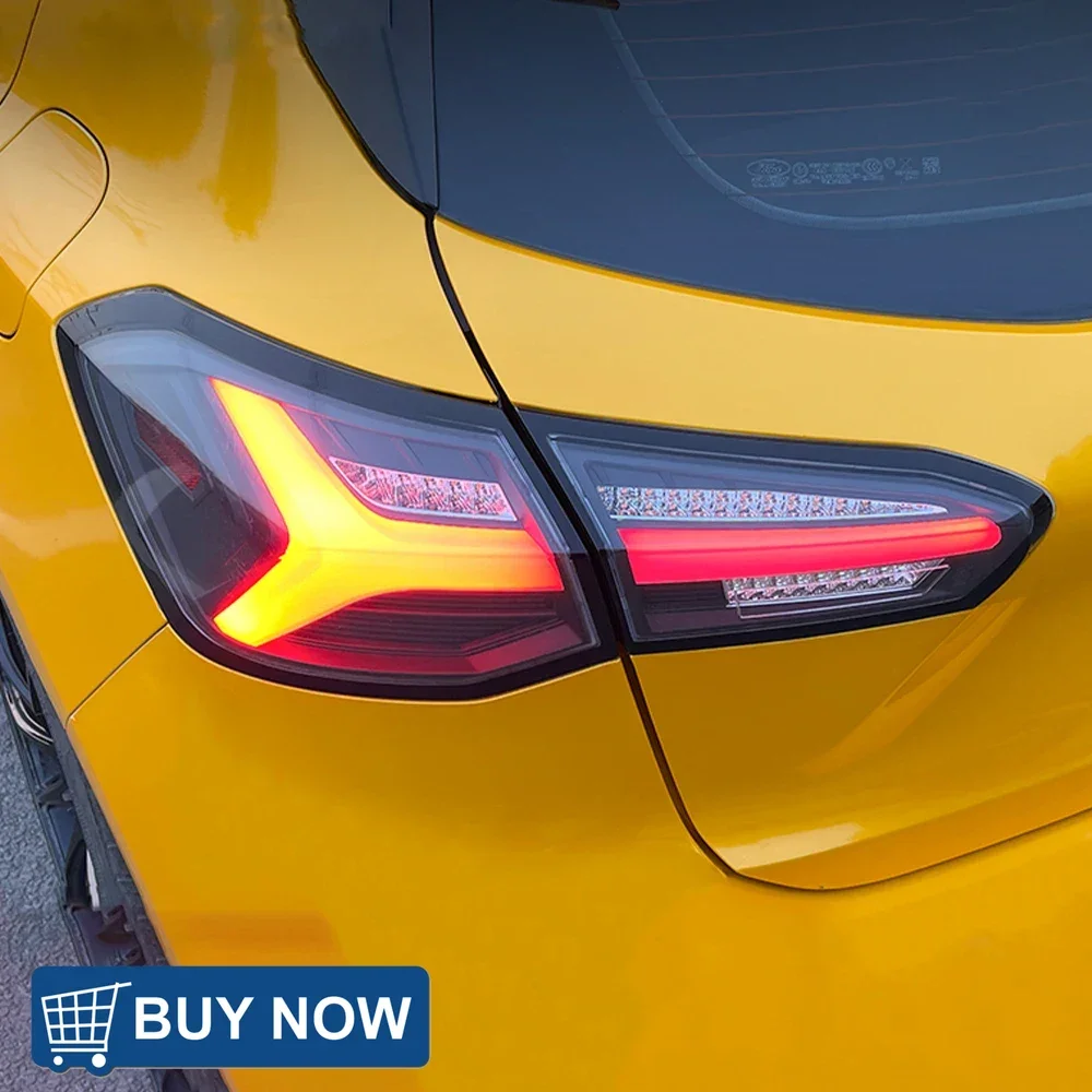 

Авто задние фонари для Ford Focus Hatchback 2019-2021, светодиодные автомобильные задние фонари в сборе, обновленный задний фонарь в стиле Audi, автомобильные аксессуары