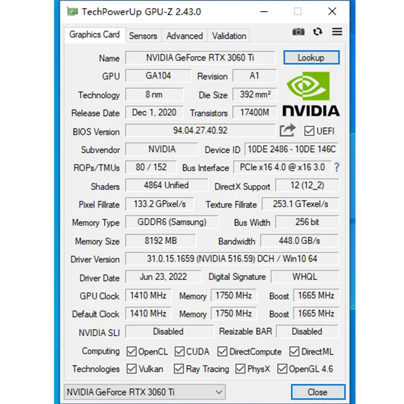 Jieshuo RTX 3060TI 8GB GeForce graphics card rtx 3060 TI 8GB 256bit games Nvidia graphics card  GDDR6 256bit NVIDIA GPU DP*3 PCI