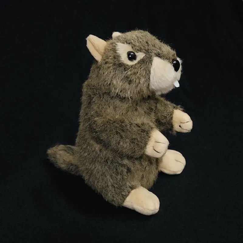 

Simulated Groundhog Plush Toy Marmot Doll Cute Big Toothed Doll Lifelike Animals Simulation Stuffed Doll Kawaii Toy Gifts
