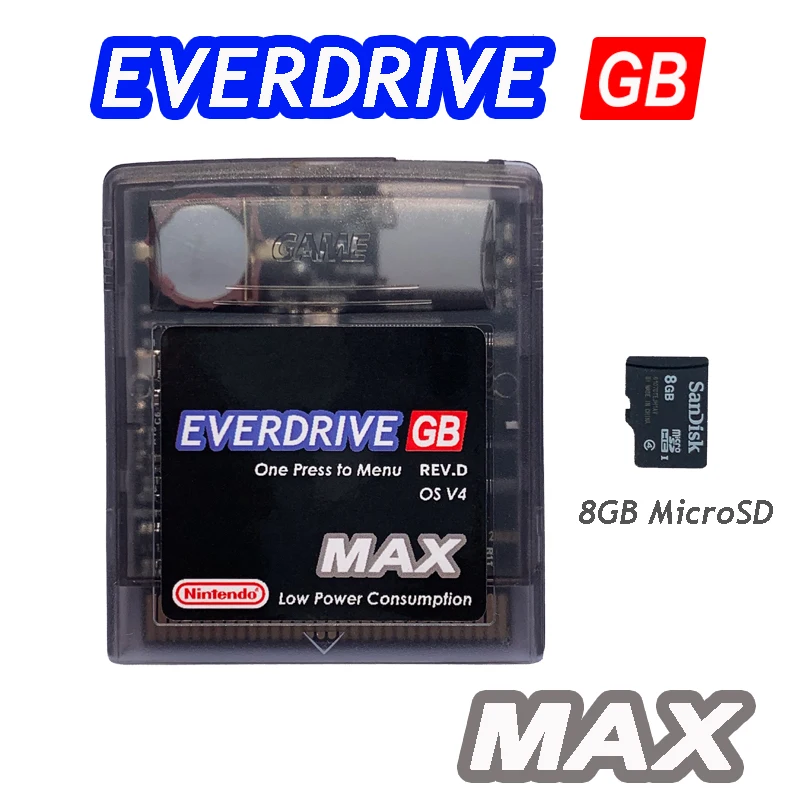 New Generation EverDrive GB MAX Burning Cassette Reset Low Power GBGBC Burning Card JuniorPro