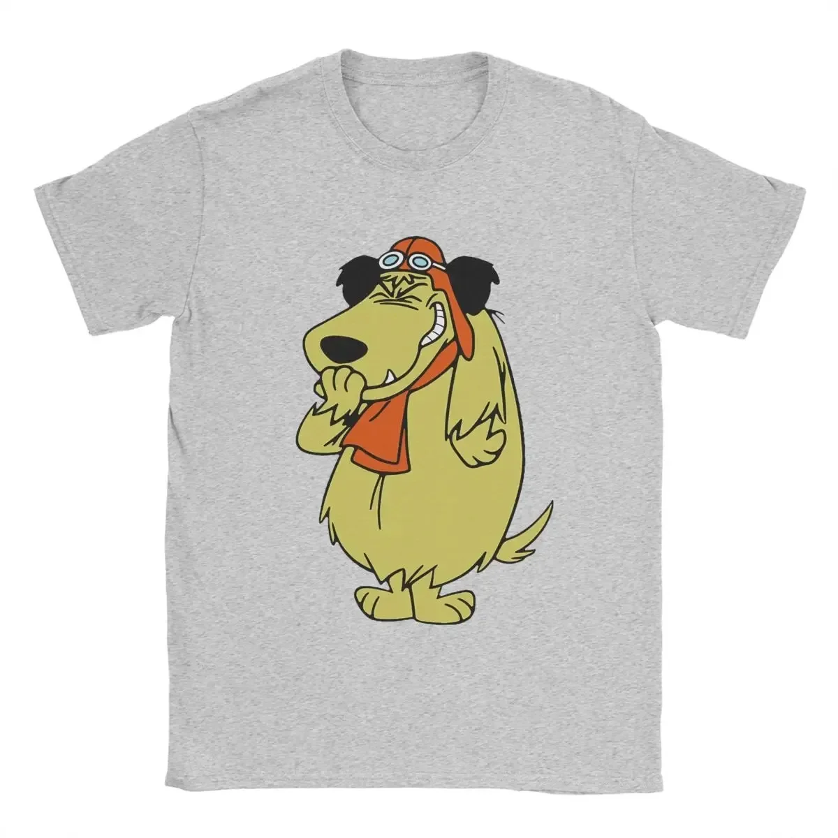 Muttley Wacky Races Men T-Shirt Cartoon Funny Cotton Tees O Neck Short Sleeve T Shirts Casual Men Women Clothing