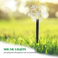 5Pcs Christmas Tree Lights Solar Lamp Accessories Decoration Outdoor Lawn Light Accessories Holiday