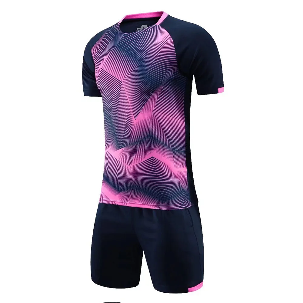 23/24 New in Soccer Uniform Outfit for Men Children Dry Fit Sublimation Blank Club Team Training Football Jersey Suit Custom