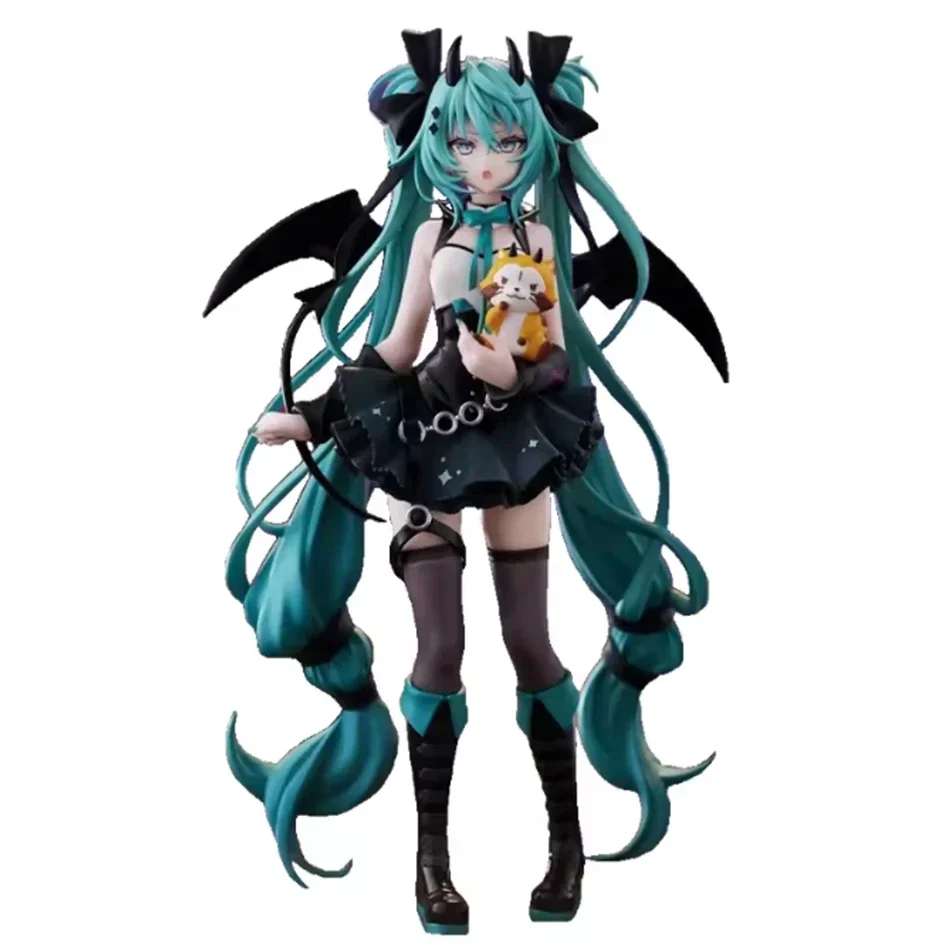 الأكثر مبيعا أنيمي الطرفية زخرفة Hatsune Miku الشيطان الصغير الظلام الملاك Chuyin اليدوية البلاستيكية نموذج في المخزون السفينة السريعة