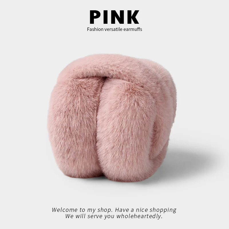 2026 New Women Plush Earmuffs, Winter Foldable Ear Covers, Soft Fluffy Warm Ear Warmers for Students Outdoor Cold Protection