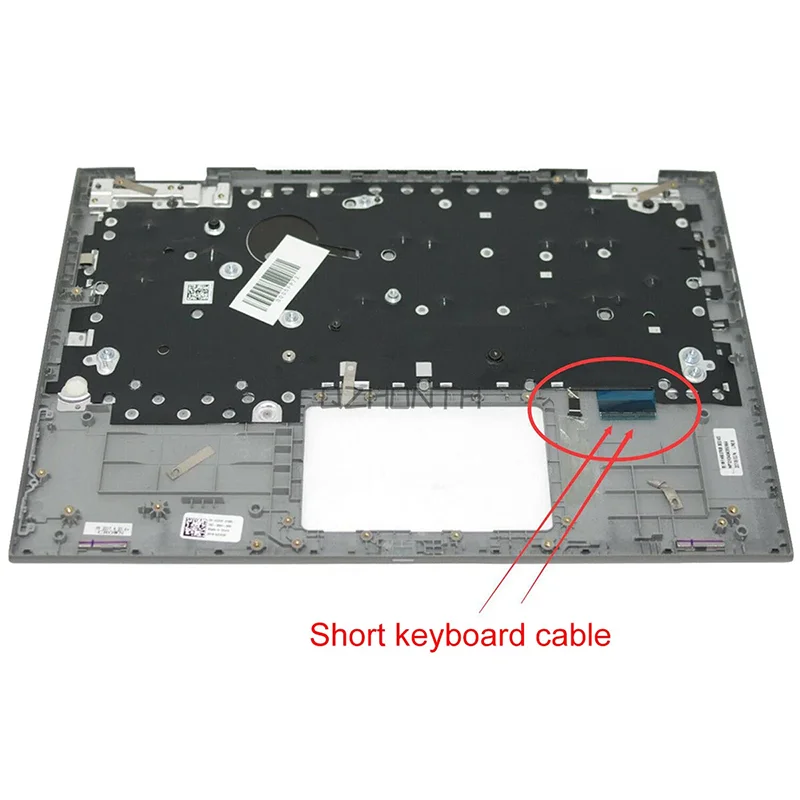 New Palmrest Top Case w/ Backlit Keyboard Gray 0JCHV0 For Dell Inspiron 13 5368 5378