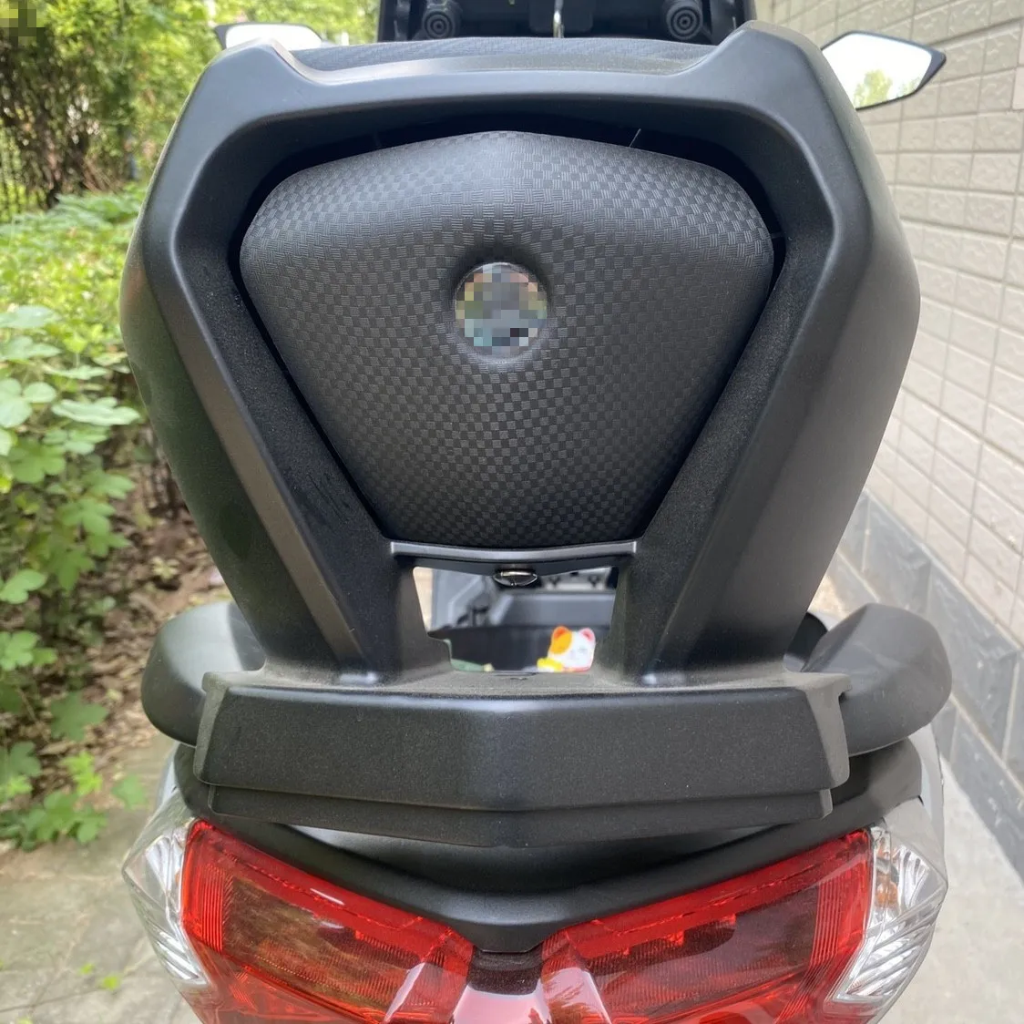 Modified motorcycle nmax155 nmax rear backrest rear seat tail top Box Carrier with Bracket cover for nmax155 nmax125 2016-2025