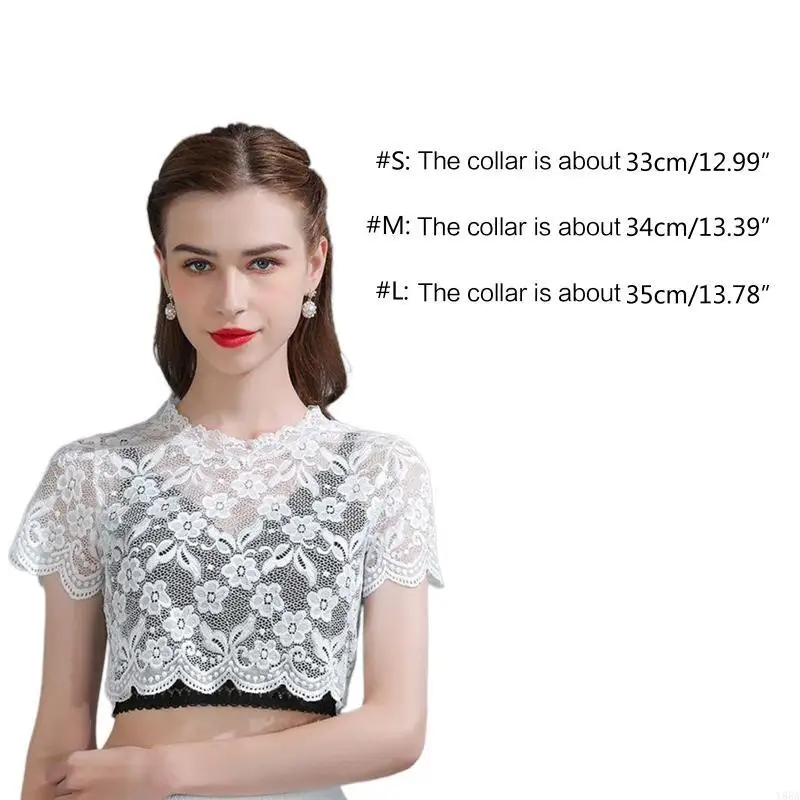 Y88A LACE FLORAL INFERIOR DA CLARA CAMADA MEIA CLARA TOPS BONDROS MENINAS LOW TOPS 1PC
