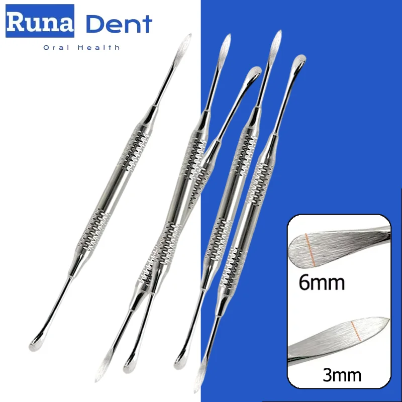 Double Ended Dental Implant Periosteal Elevator Stainless Steel Tissue Retraction Autoclave Instrument