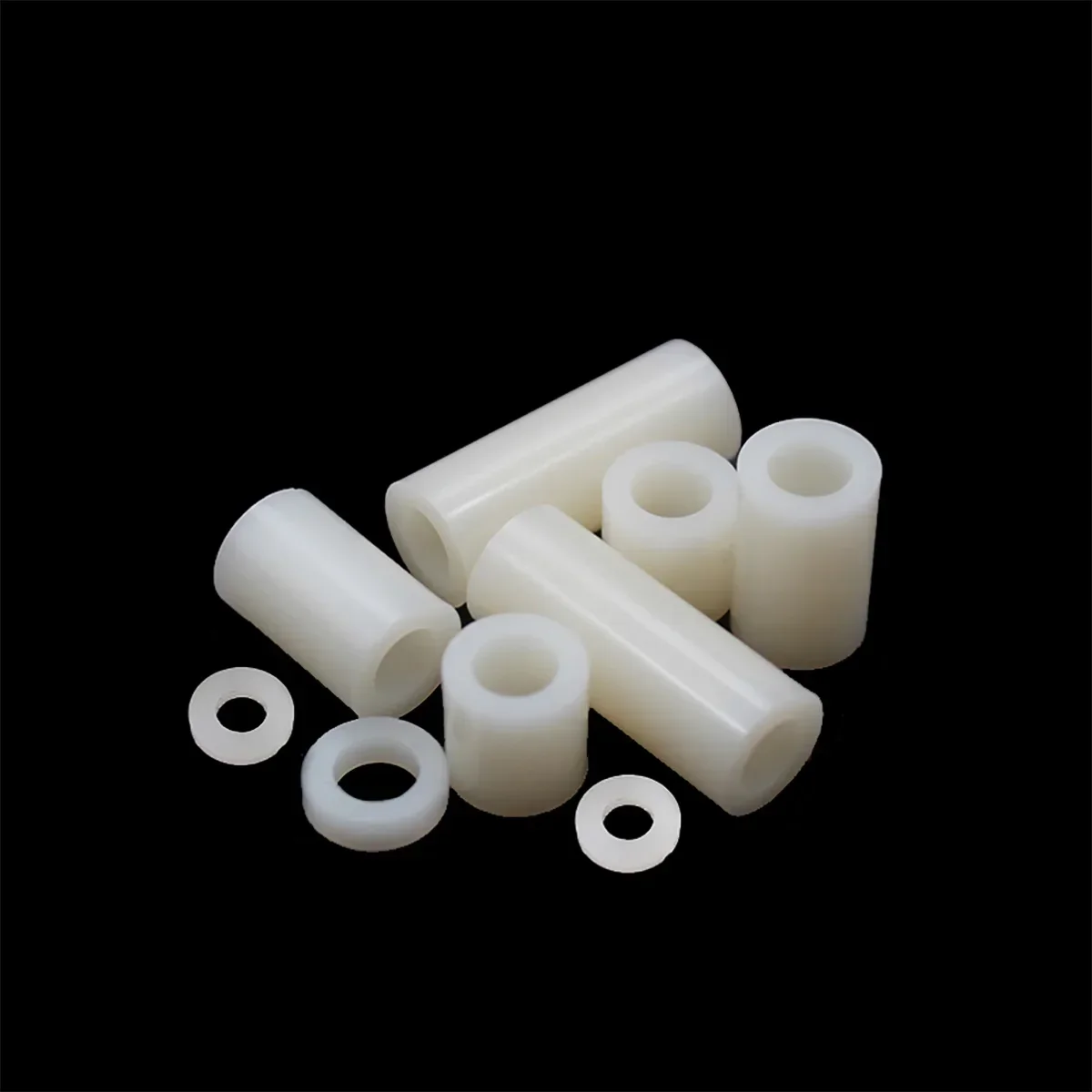 

ABS Plastic Straight Isolation Column Nylon Thickened Gasket Insulation Shaft Sleeve M5M6M8M10M12
