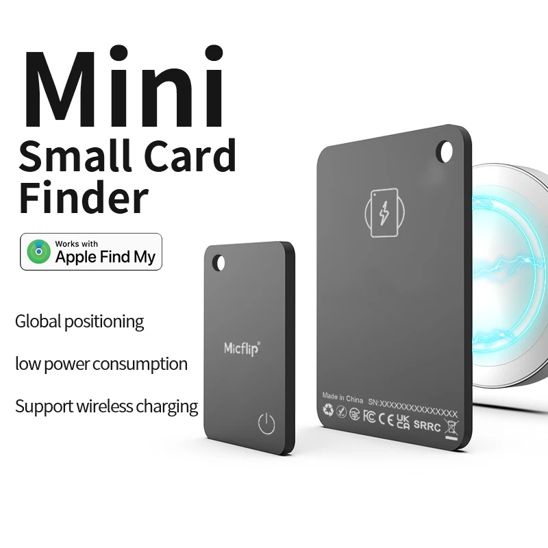 

Умный кошелек-трекер, Bluetooth-карта с защитой от потери, перезаряжаемый локатор на большие расстояния для Iphone, только IOS