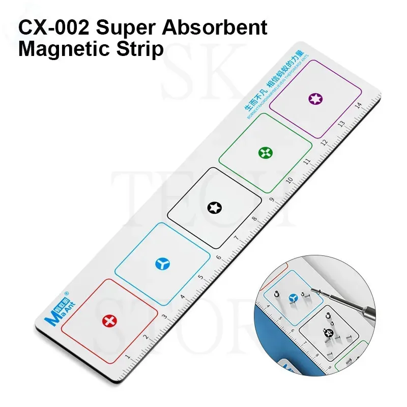 Maant CX-002แผ่นแม่เหล็กติดแถบแม่เหล็กแรงสูงสำหรับโทรศัพท์มือถือ, แผ่นจัดเก็บชิ้นส่วนบำรุงรักษา