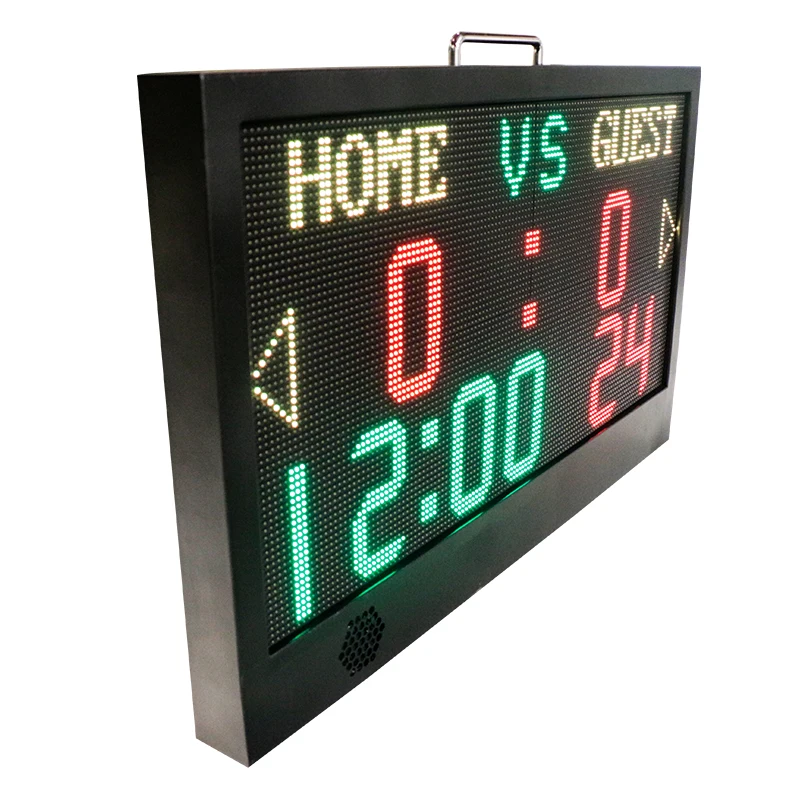 Light Emitting Diode sports scoreboard for controlling ad display  for basketball, volleyball, tennis, football